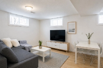 Bright Furnished 1 Bedroom 1 Bathroom Basement Suite in NW Image# 1