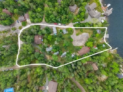 Private 2  acre property featuring 10 cabins in the Whiteshell! Image# 1