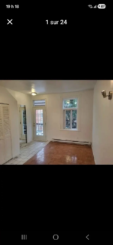 Grand 2 1/2 à louer, metro 5 min. Style loft,Verdun, 995$/mois Image# 1