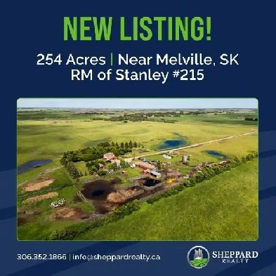 254 Acres | R.M. on Stanley #215 | Near Stanley, SK Image# 1