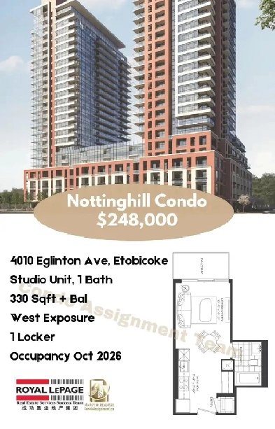 Nottinghill Studio ONLY $248,000 Image# 1