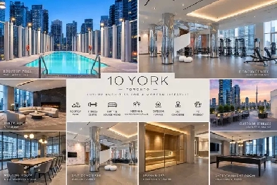 Luxury 1 Bedroom at Ten York | High Floor | Stunning Lake Views Image# 1